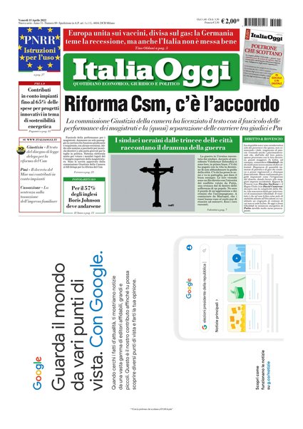 Italia oggi : quotidiano di economia finanza e politica